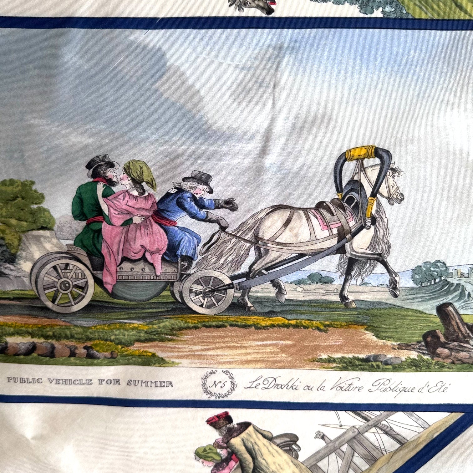 Slavic Travels - HERMES SCARF 90 CM