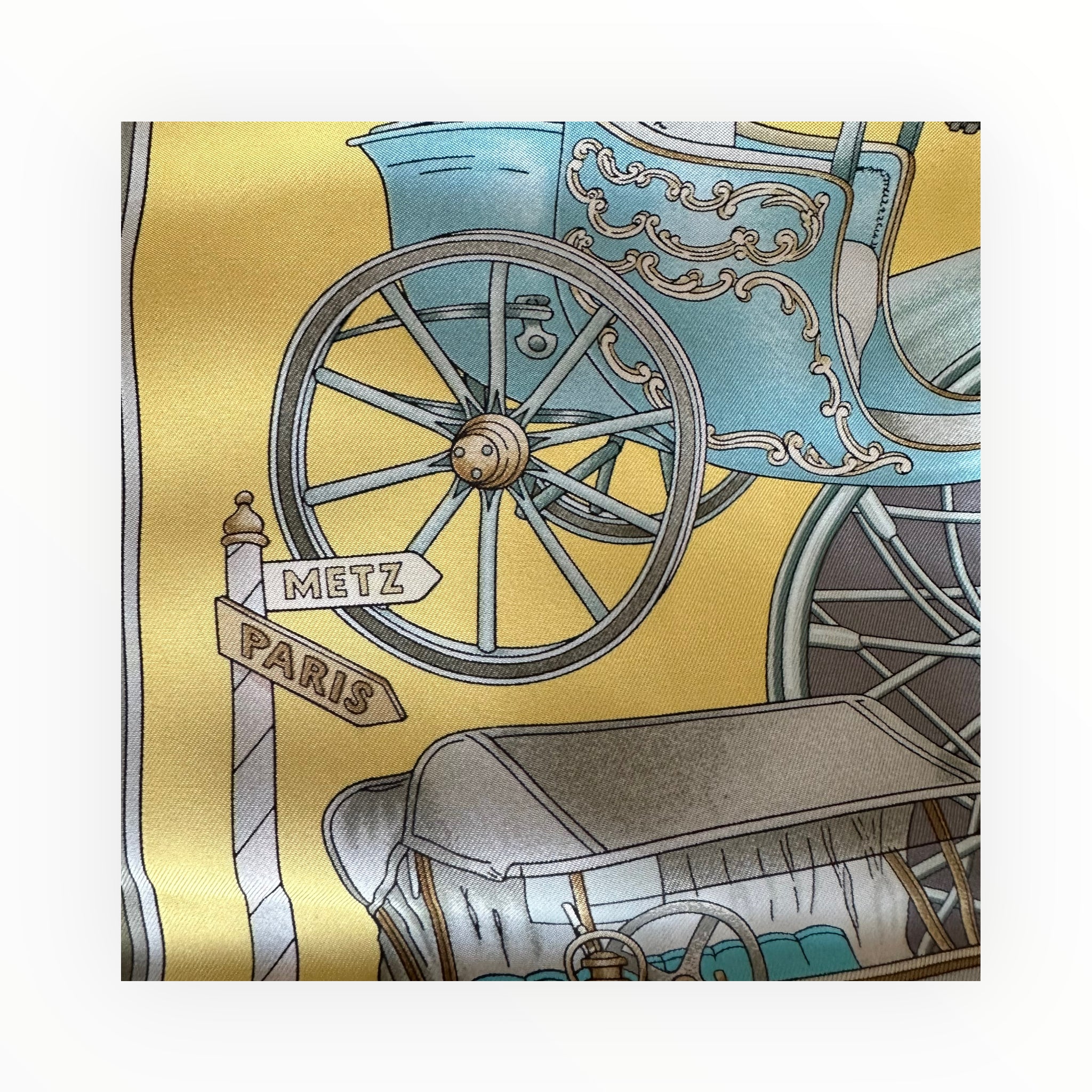 Automobile - Hermes scarf 90cm