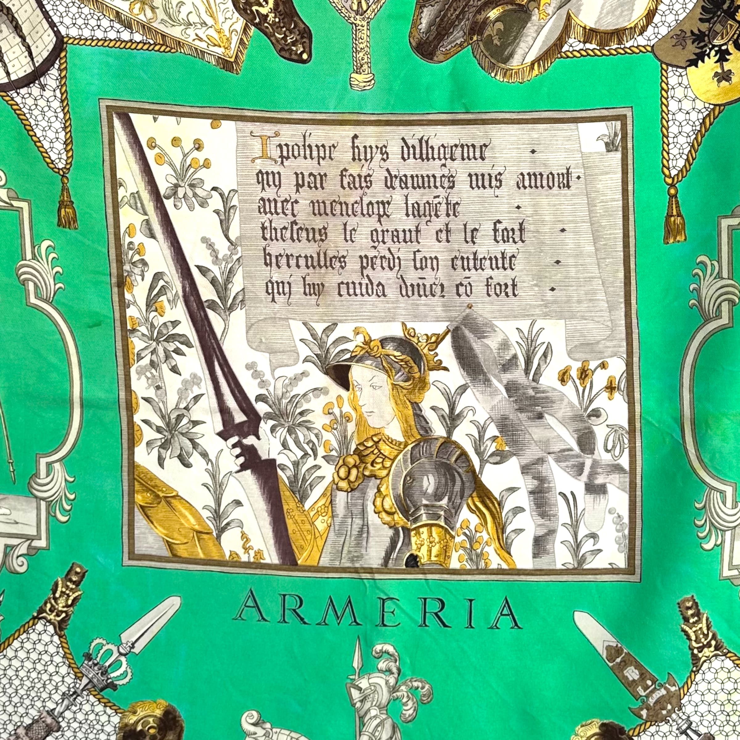 Armeria - FOULARD HERMES 90 cm - Carré Society