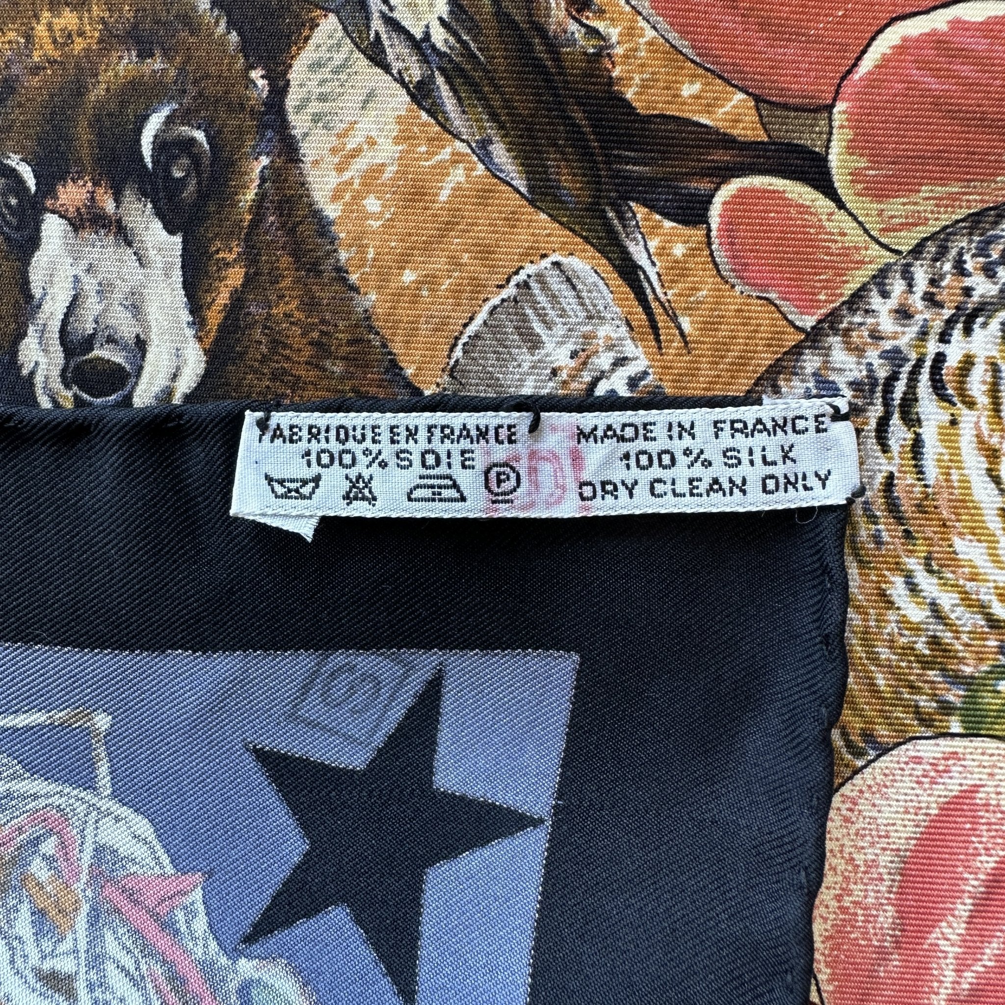 Faune et Flore du Texas - FOULARD HERMES 90 CM