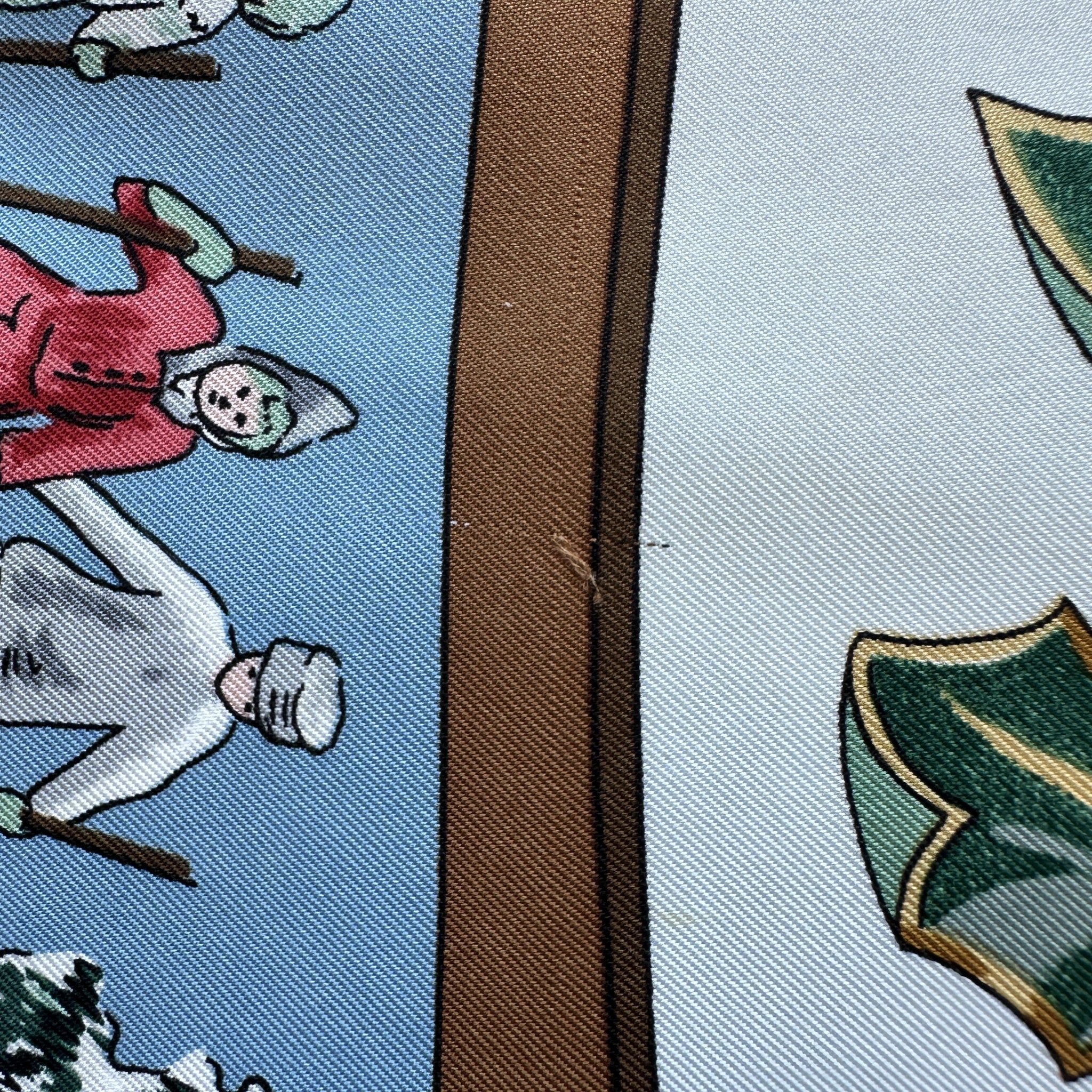 Old-Fashioned Snow - HERMES SCARF 90 CM