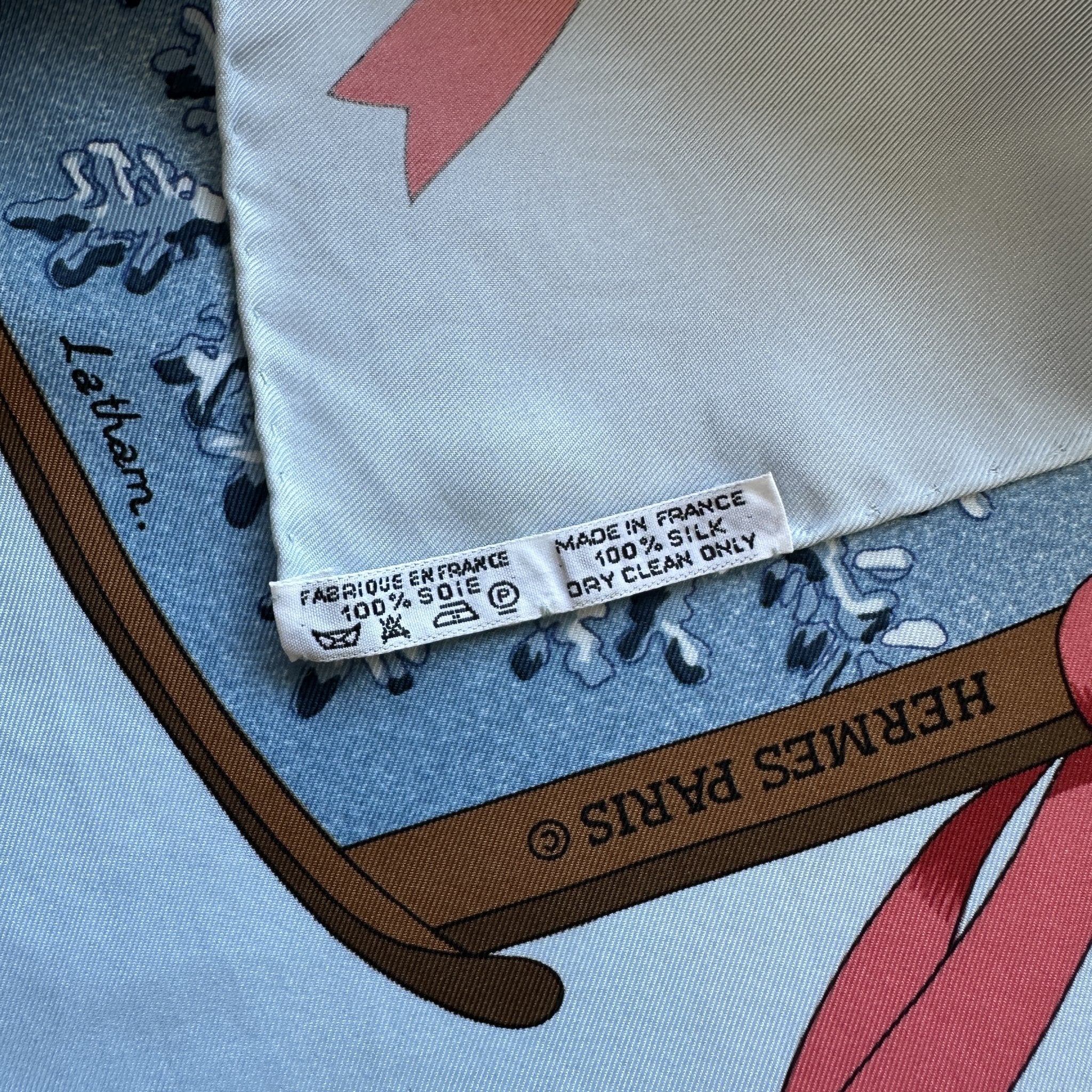 Neige d'antan - FOULARD HERMES 90 CM