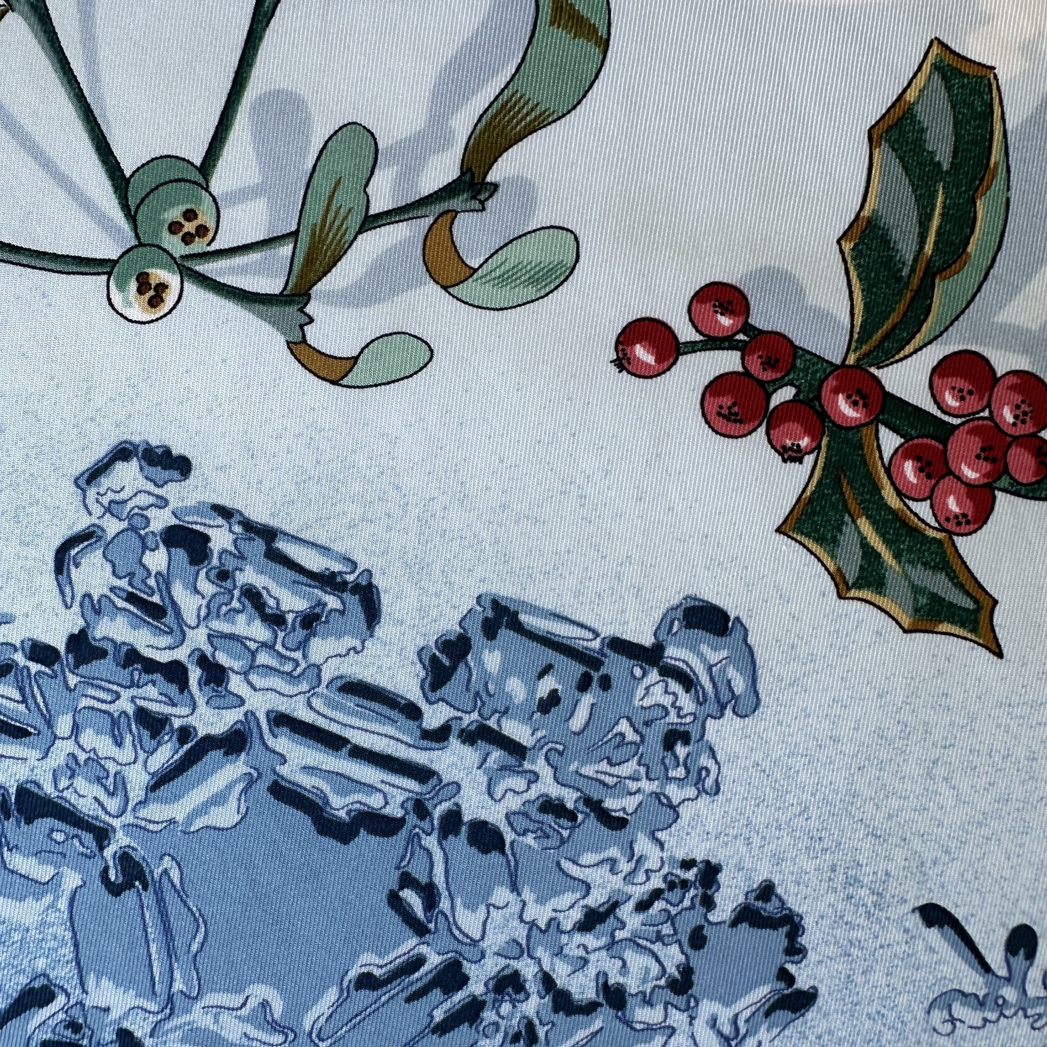 Neige d'antan - FOULARD HERMES 90 CM
