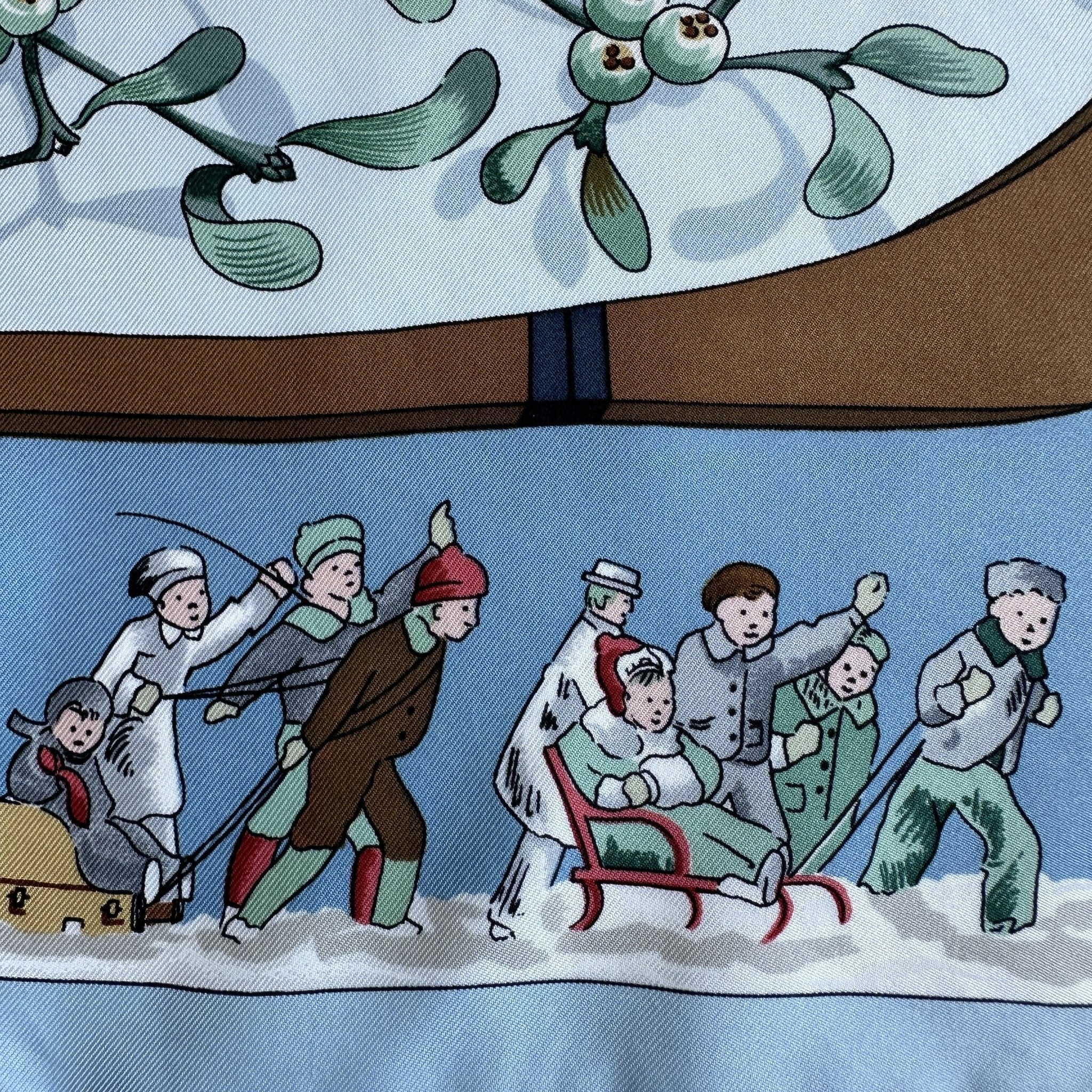 Old-Fashioned Snow - HERMES SCARF 90 CM