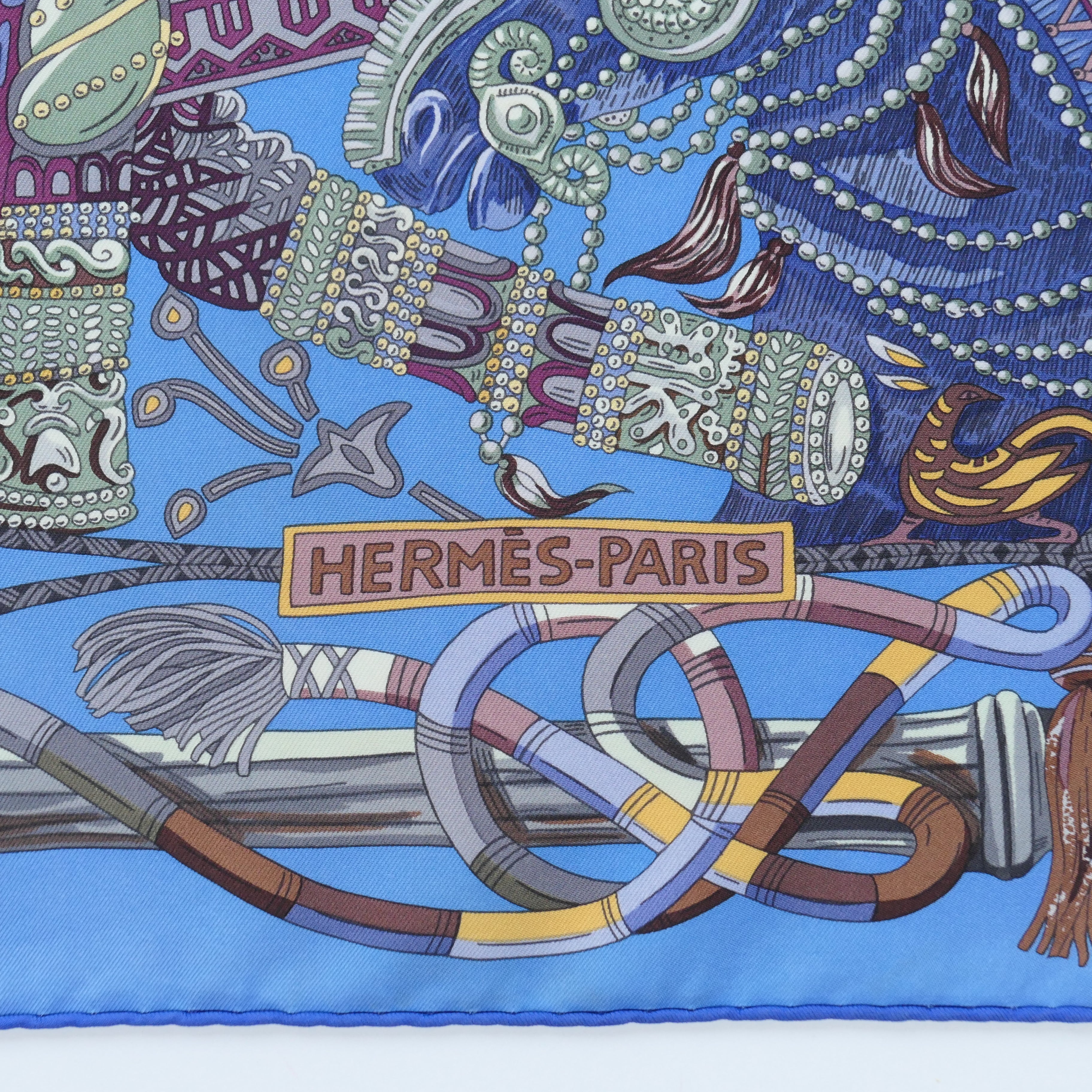 Carré Hermès Édition anniversaire – Au Fil du Carré – Annie Faivre (2011)