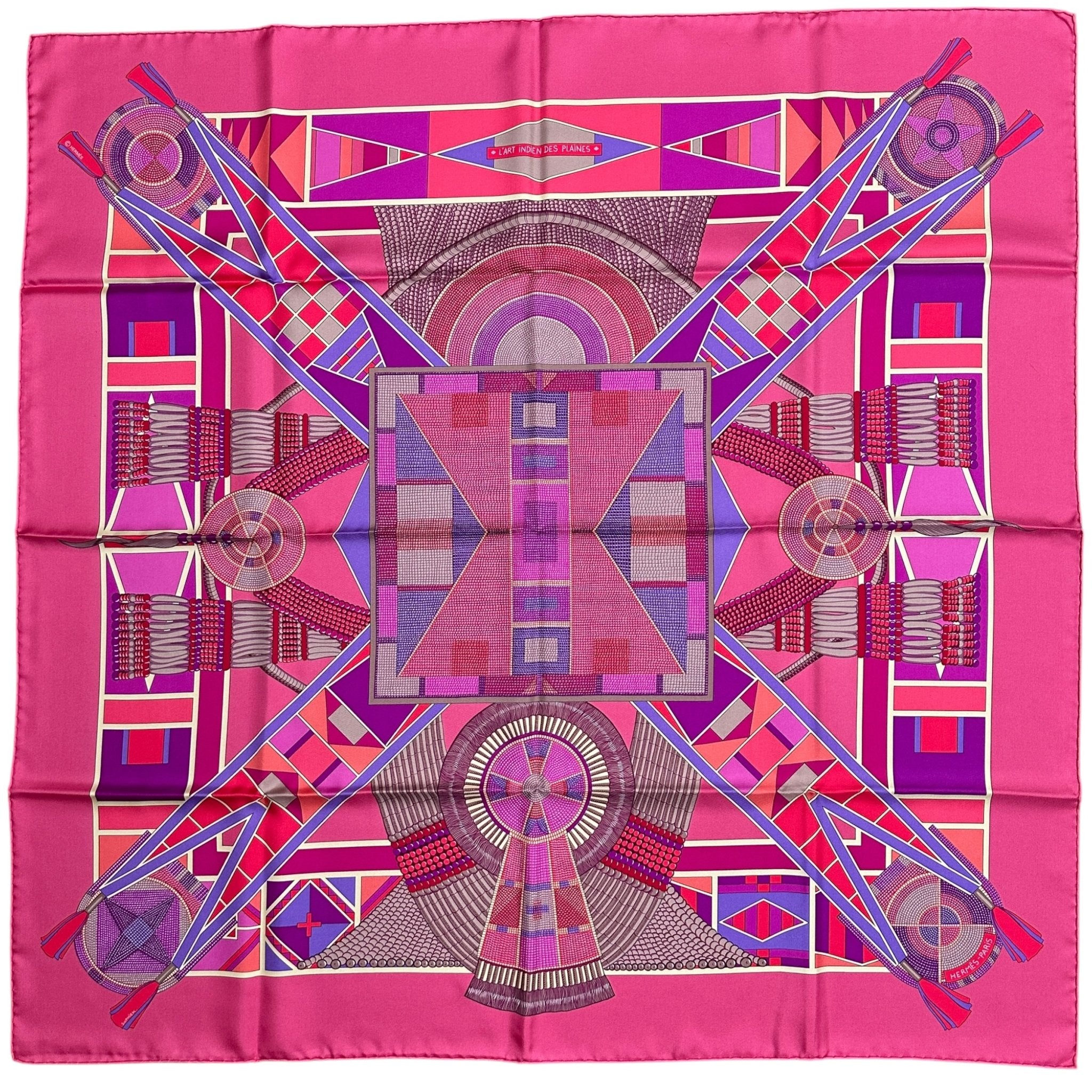 Plains Indian Art - HERMES SCARF 90 CM
