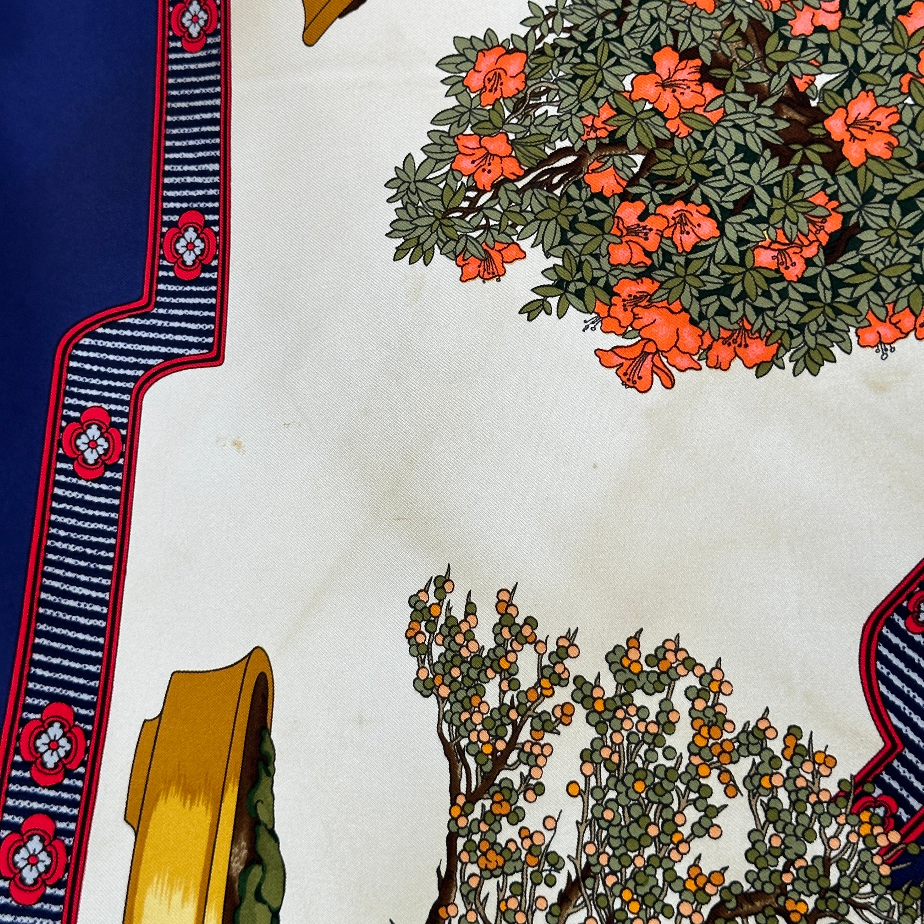 The Good Days of Bonsai - HERMES SCARF 90 CM