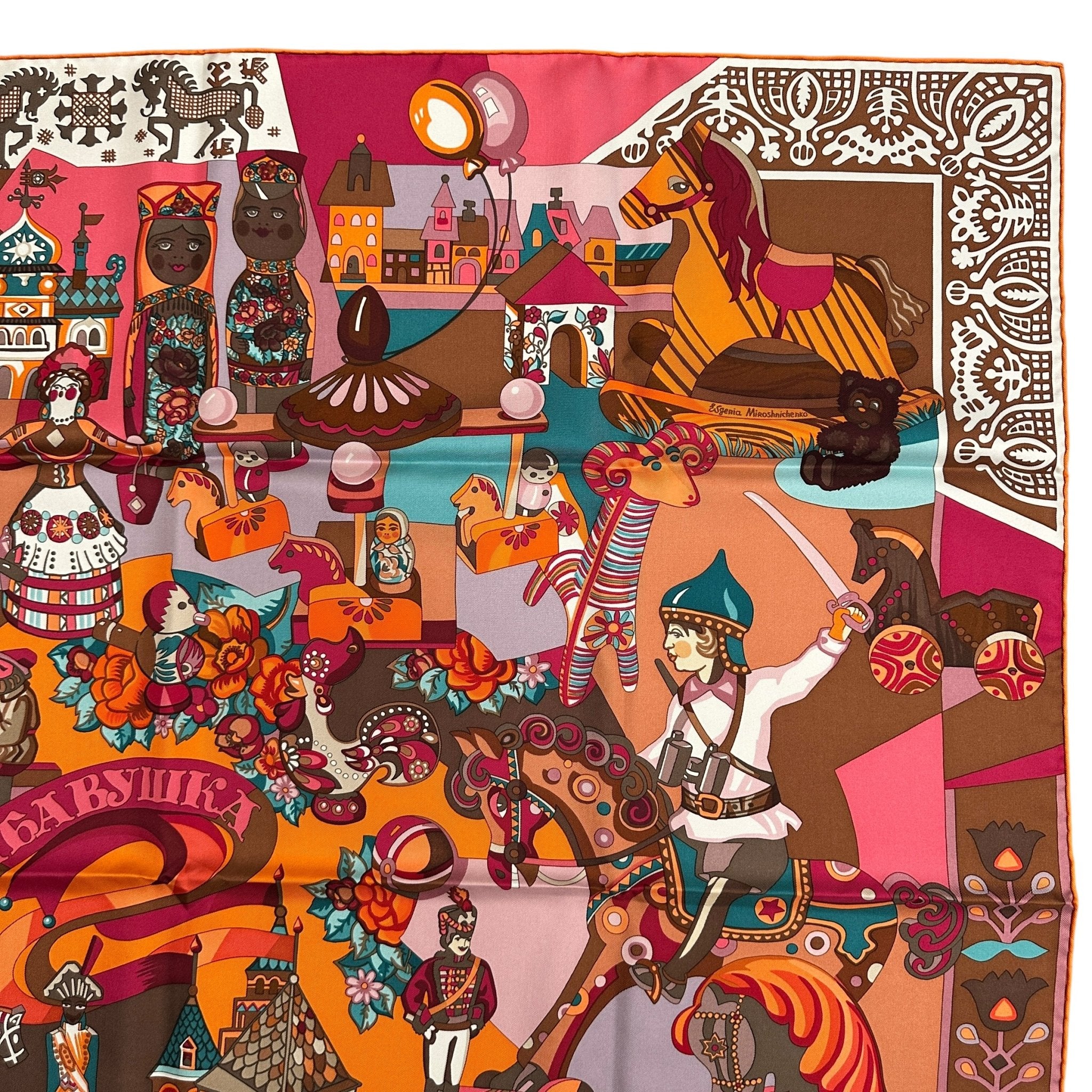 foulard hermes zabavushka sans aucun defaut