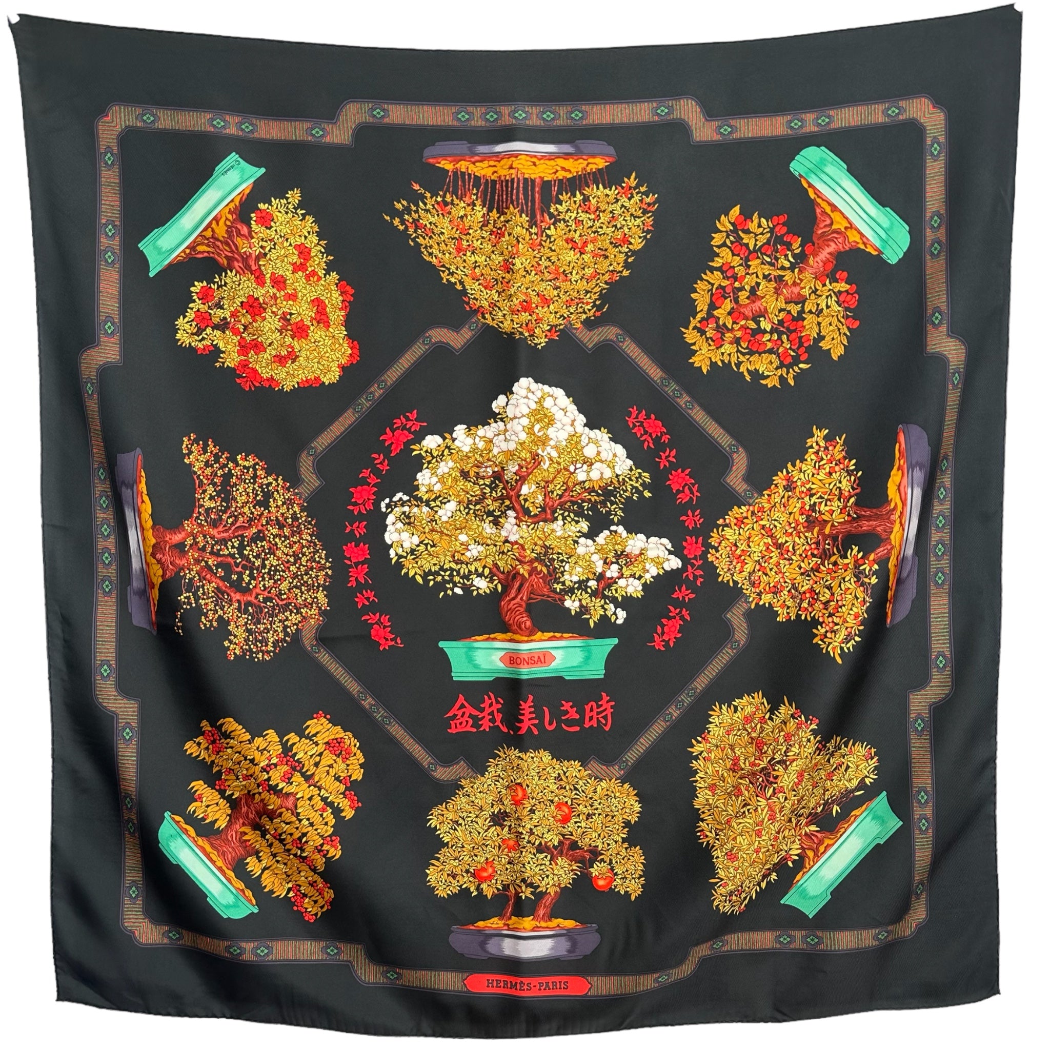 The Good Days of Bonsai - HERMES SCARF 90cm
