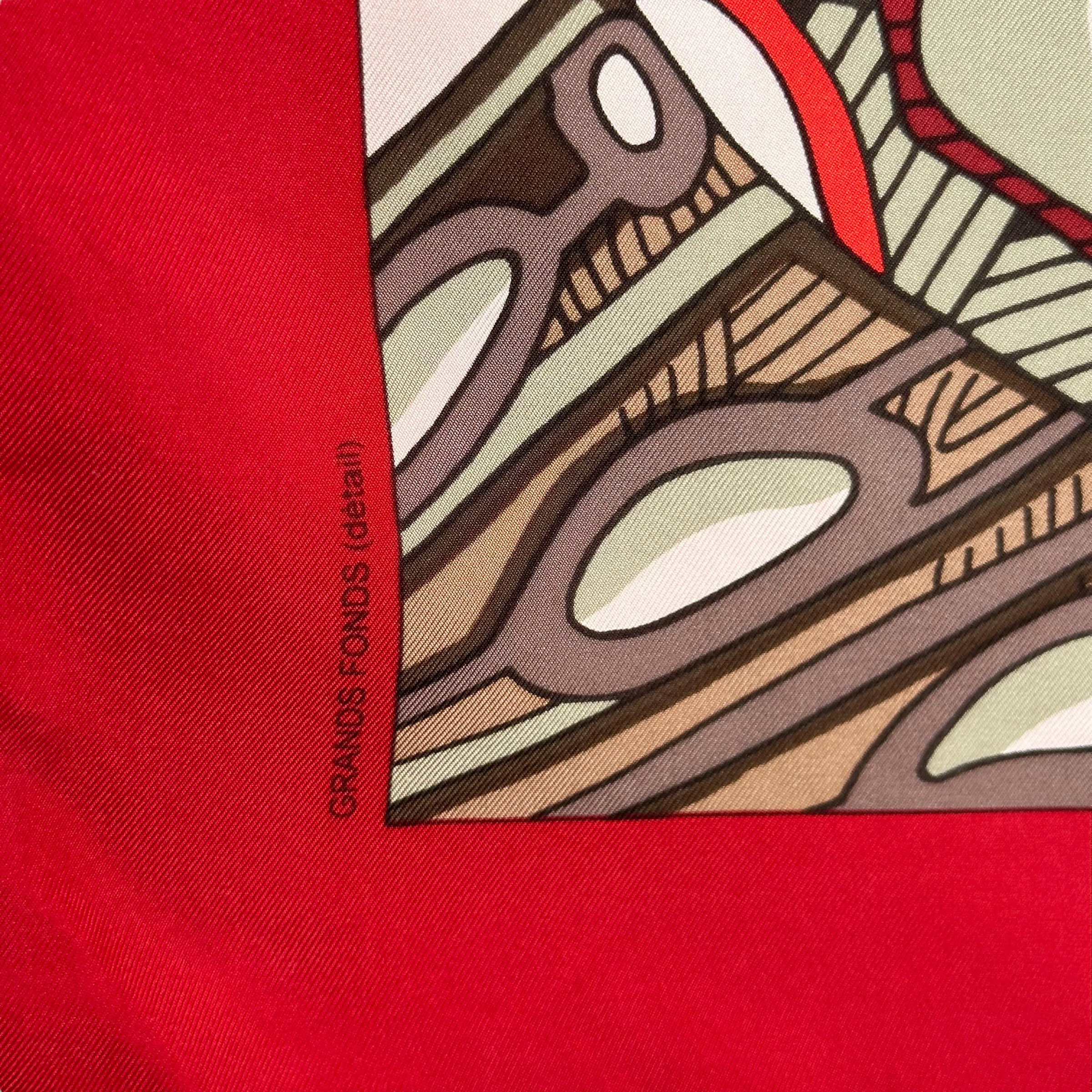 Deep Sea Detail - HERMES SCARF 90 cm