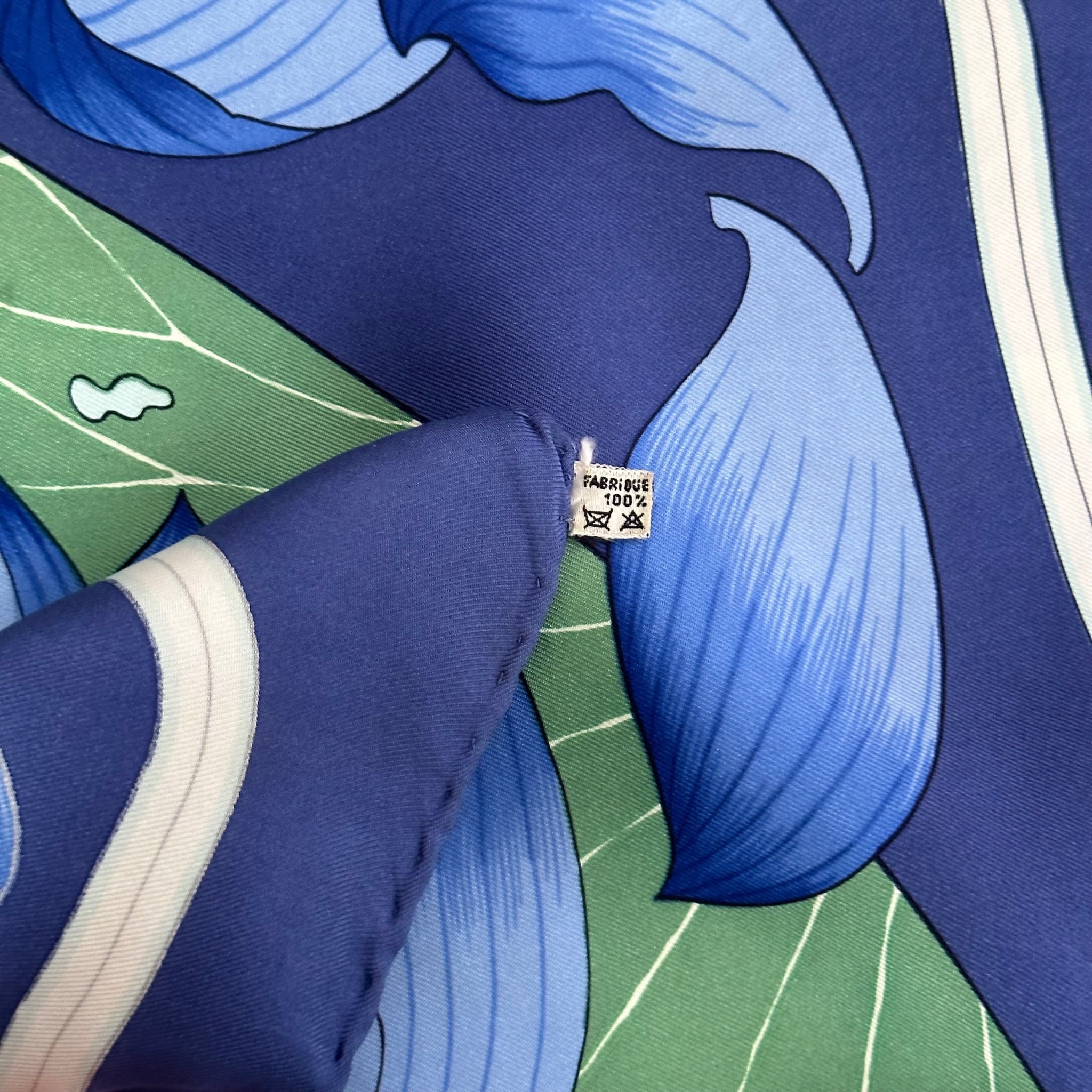 HERMÉS カレ90 FLEURS DE LOTUS スカーフ Lotus Flowers - HERMES SCARF 90 CM