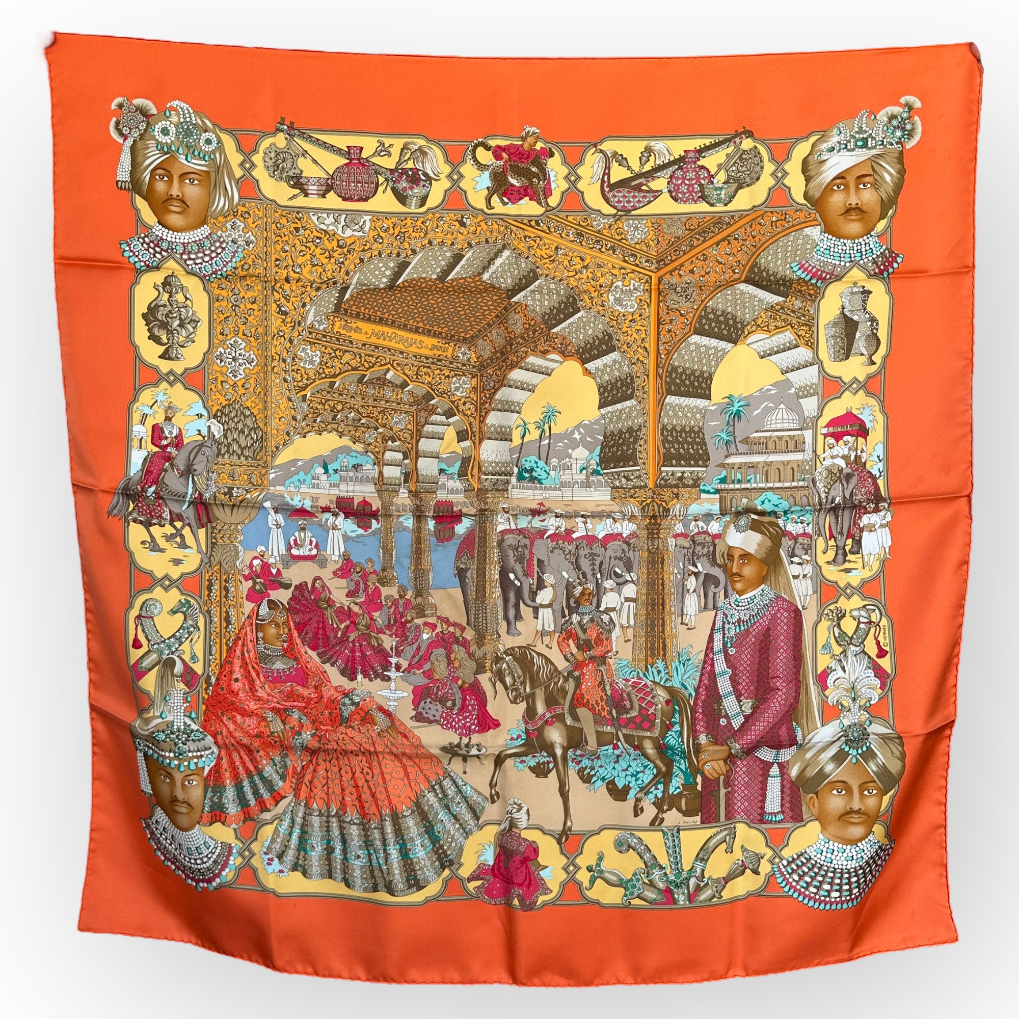 HERMES-SCARF-MAHARAJAS-