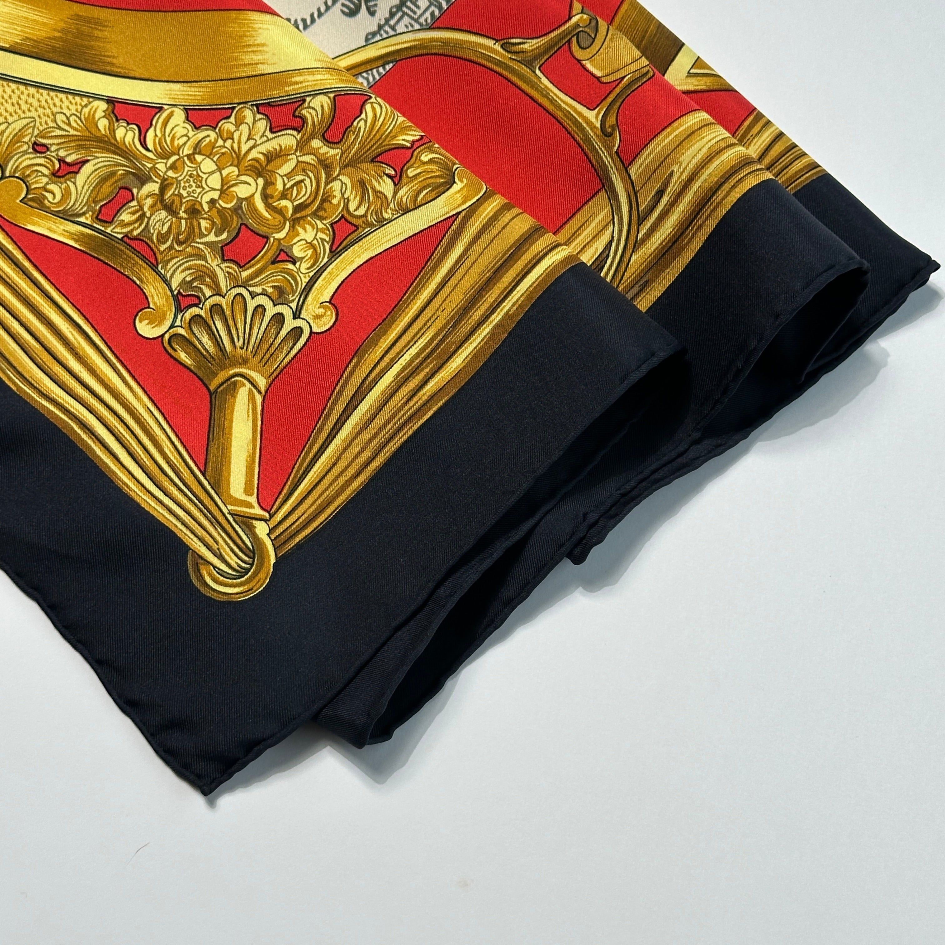 Carré Hermès – Étriers – Édition 1990 - Françoise de la Perrière
