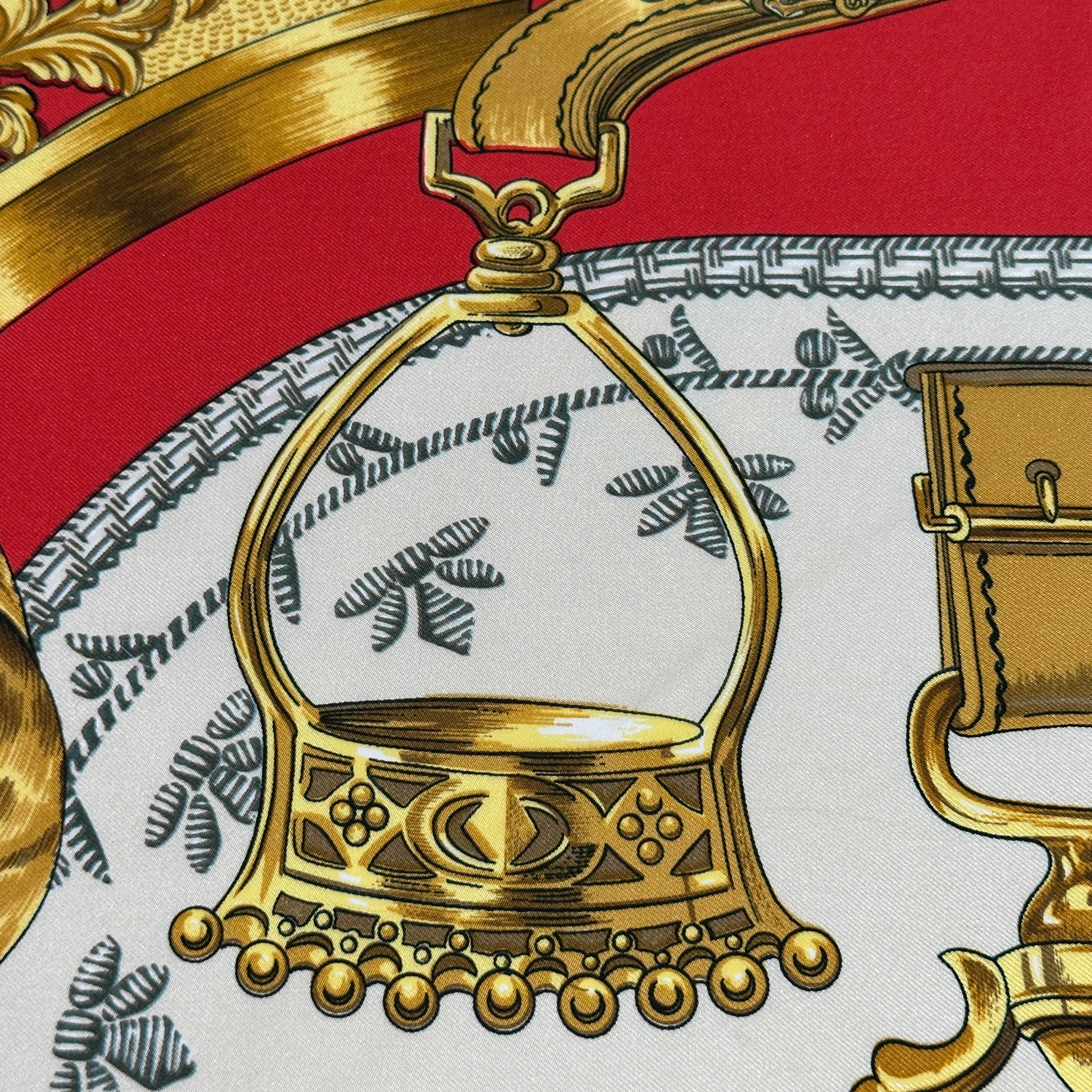 Carré Hermès – Étriers – Édition 1990 - Françoise de la Perrière