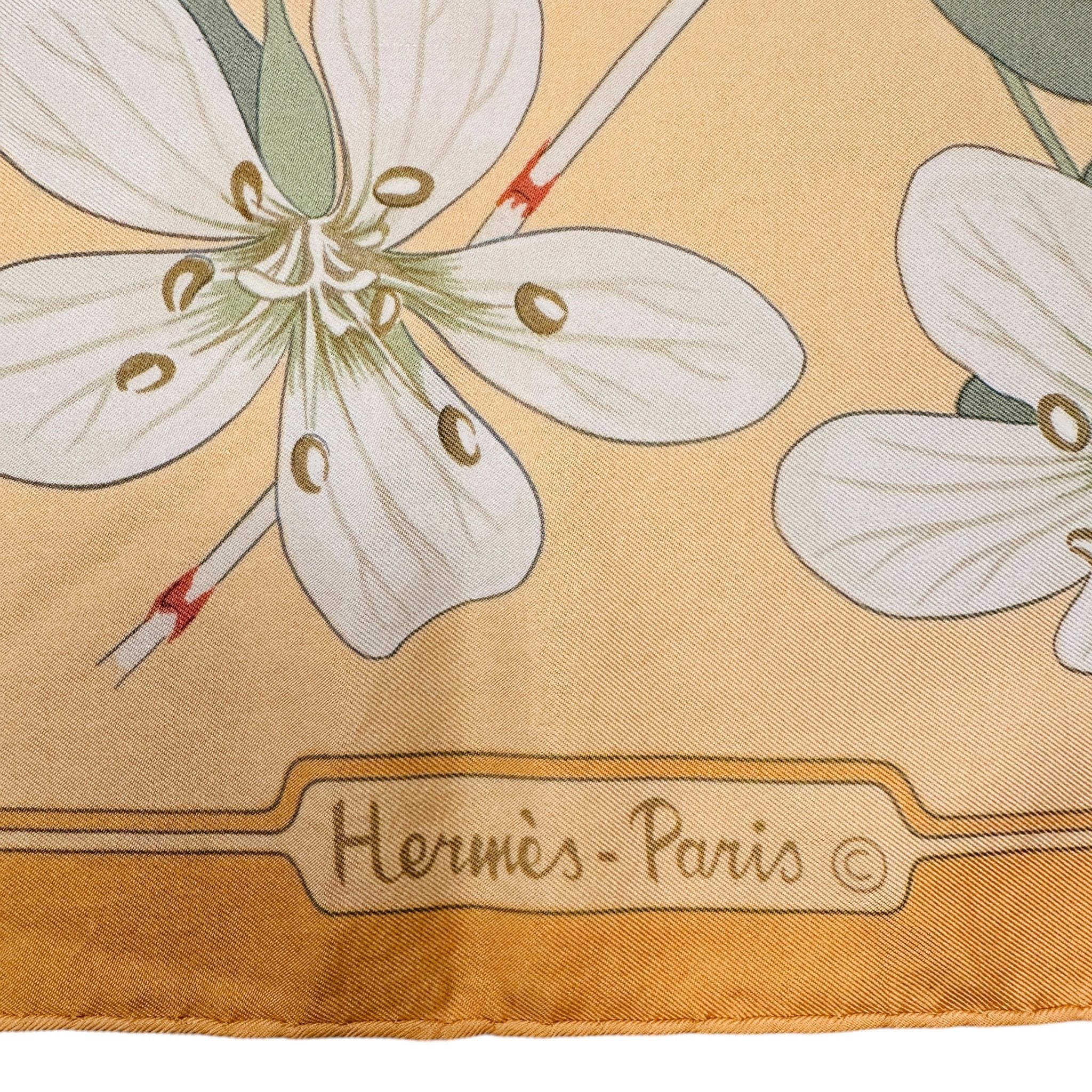 signature hermès paris avec logo copyright 