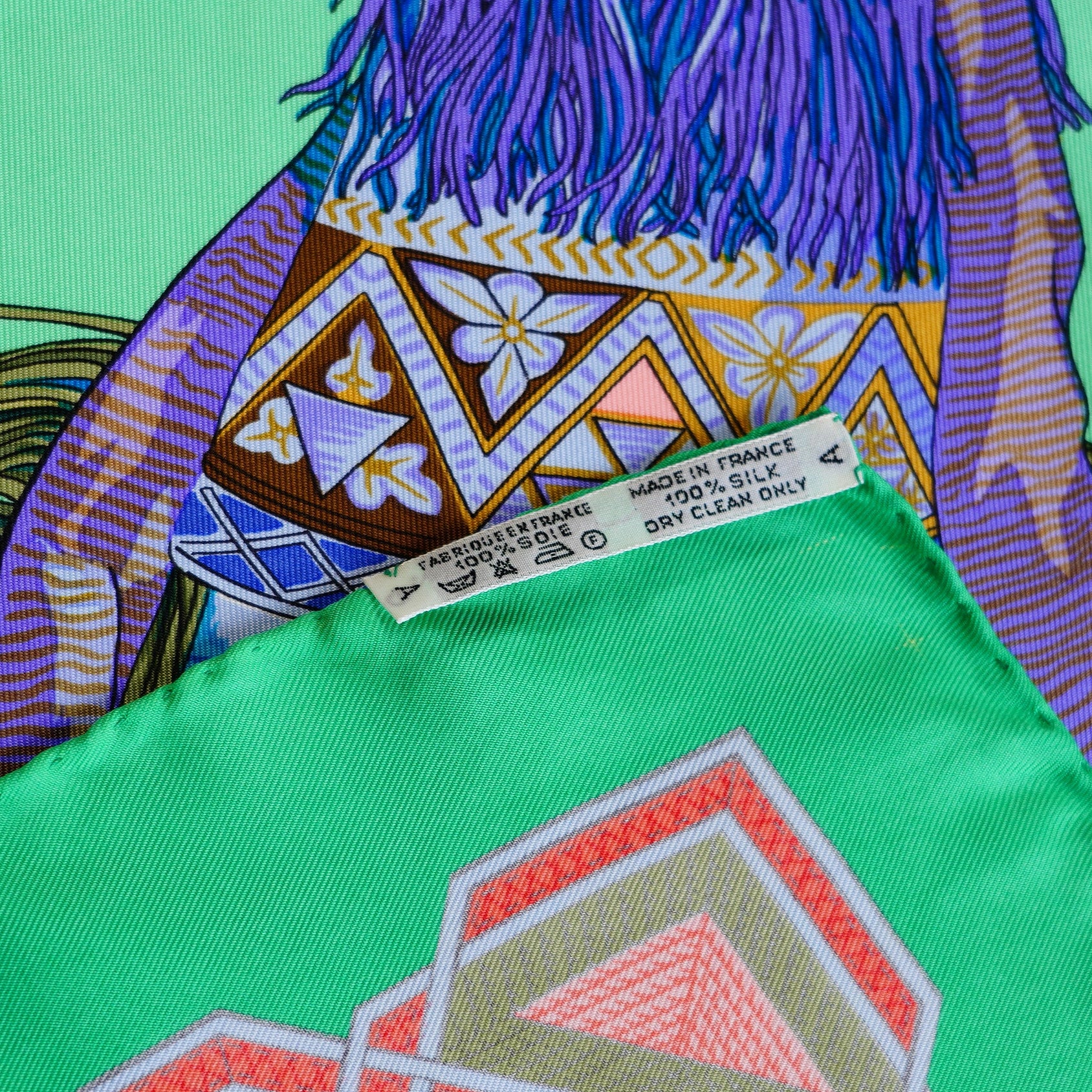 Carré Hermès - Cuirs du désert - Françoise de la Perrière