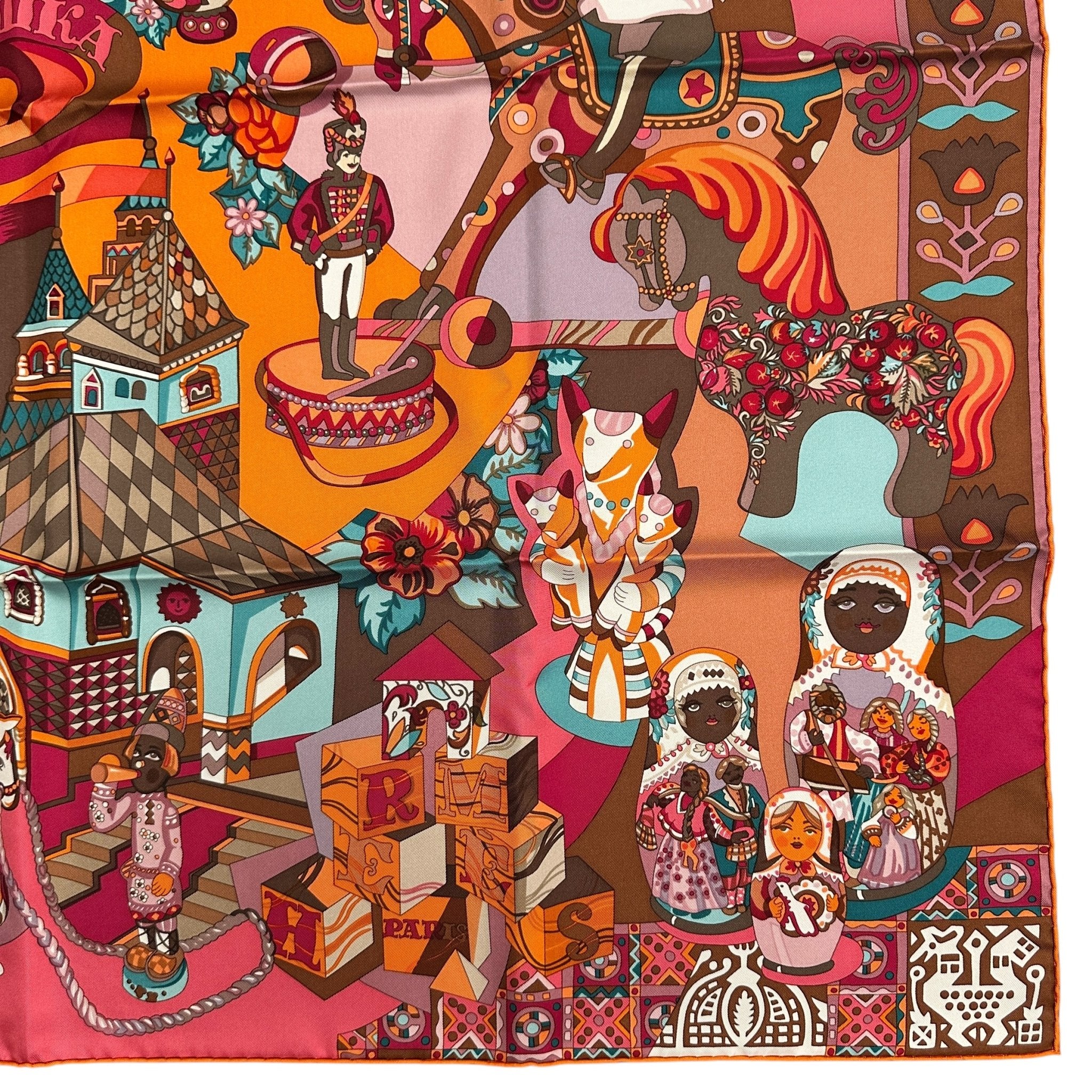 foulard hermes zabavushka sans aucun defaut 